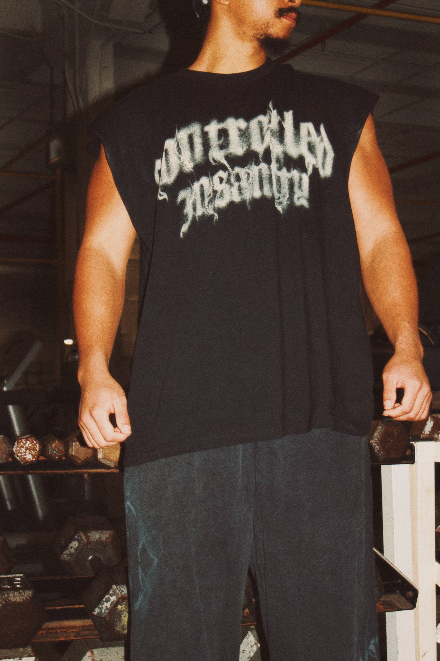 Faded Cutoff Off White