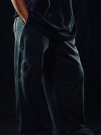 Wide Leg Sweats - Paranorman Purple