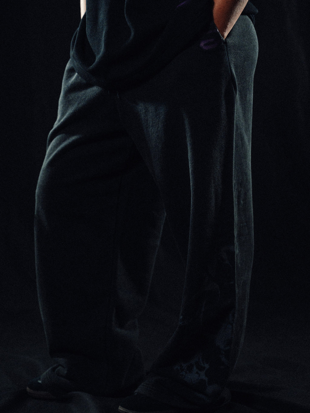 Paranorman Purple Wide Leg Sweats