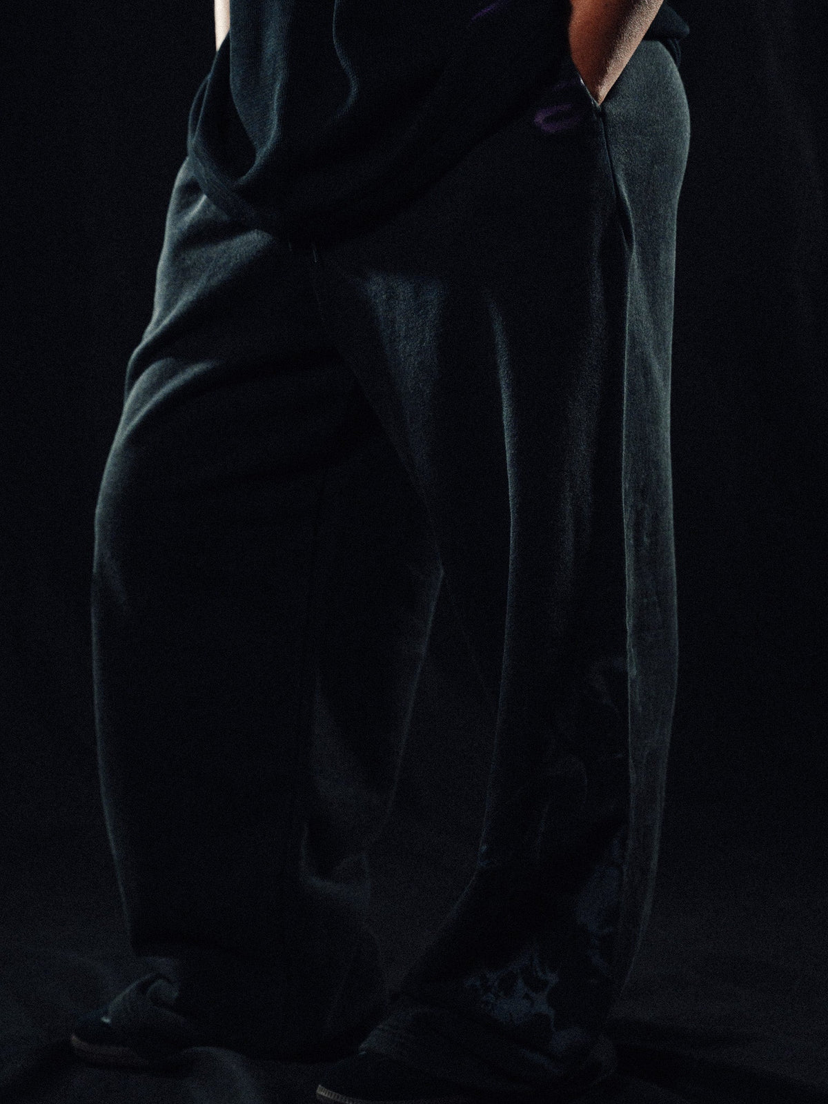 Wide Leg Sweats - Paranorman Purple