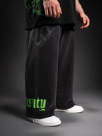 Wide Leg Sweats - Venom Green