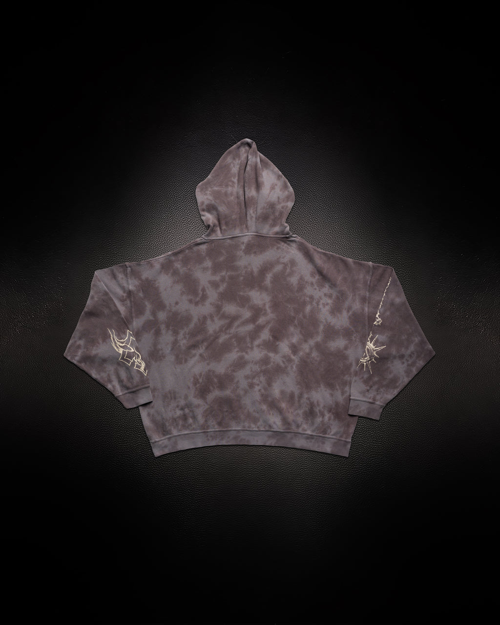 Reaper Waffleknit Pullover - Grey W/ Beige