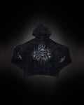 Reaper Waffleknit Pullover - Black W/ Grey