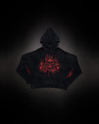 Reaper Waffleknit Pullover - Black W/ Red