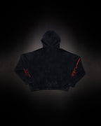 Reaper Waffleknit Pullover - Black W/ Red