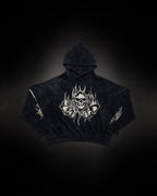 Reaper Waffleknit Pullover - Black W/ Beige