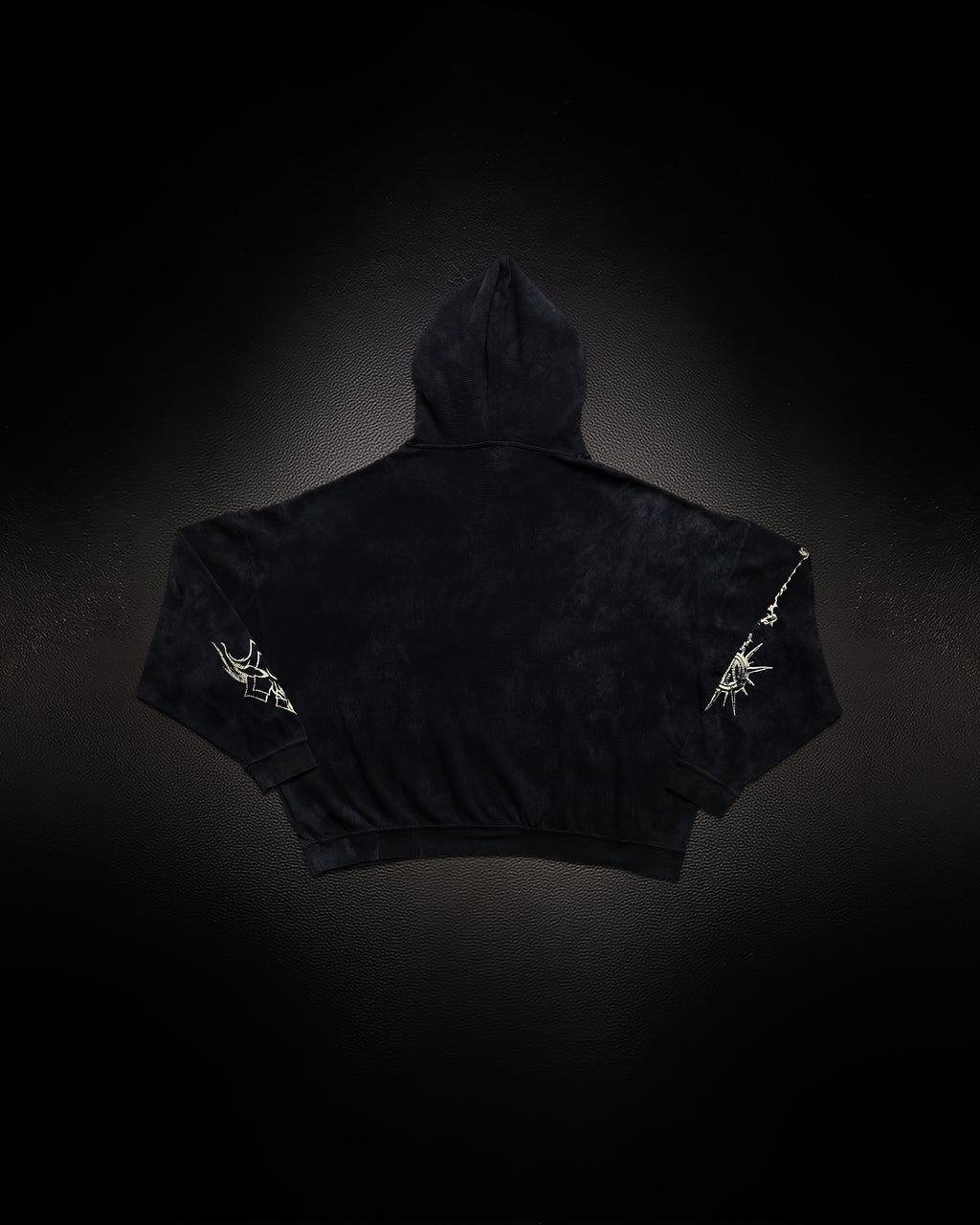 Reaper Waffleknit Pullover - Black W/ Beige