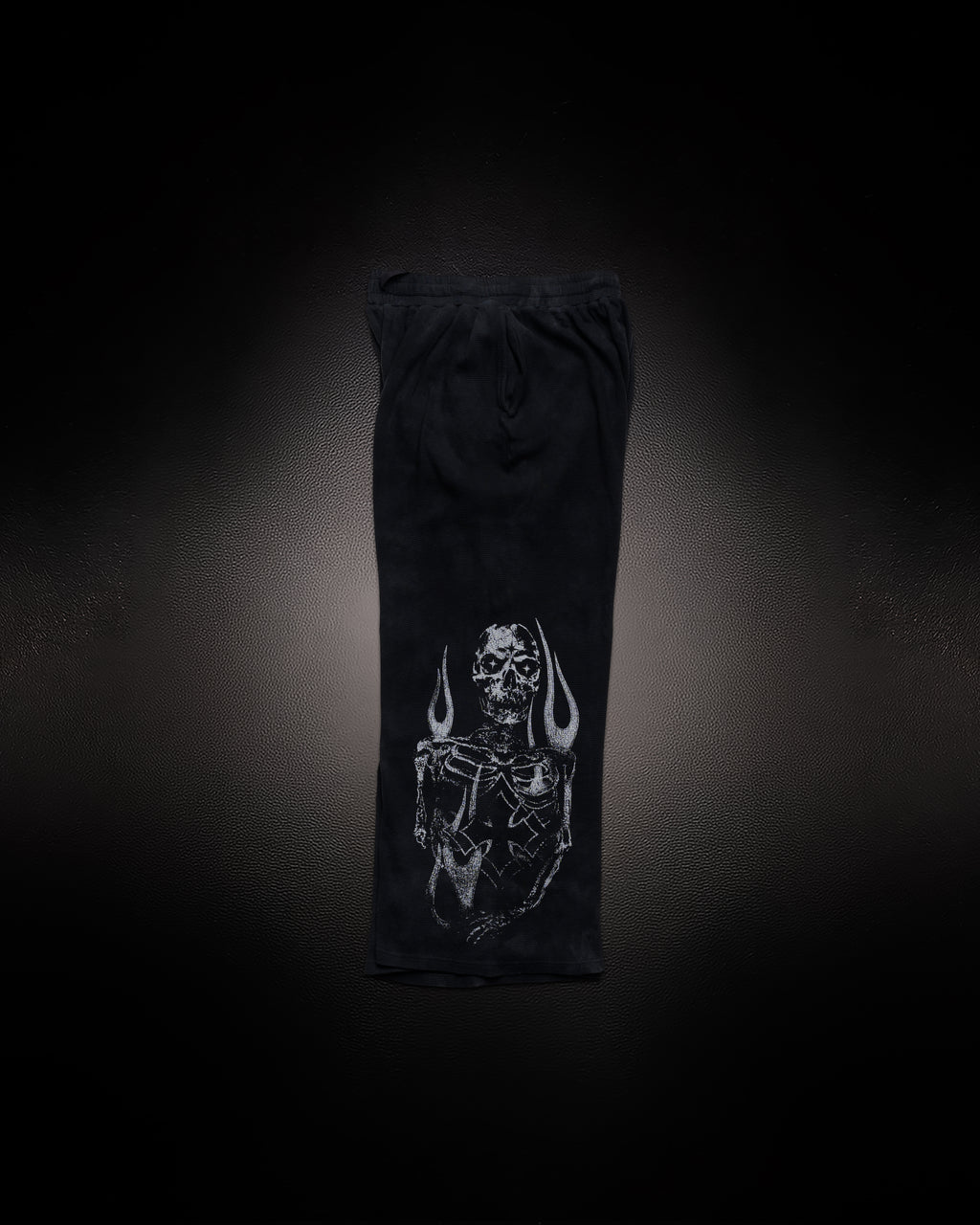 Reaper Waffleknit Sweatpants - Black W/ Grey