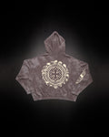 Tombstone Waffleknit Pullover - Grey W/ Beige