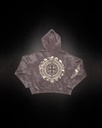 Tombstone Waffleknit Pullover - Grey W/ Beige