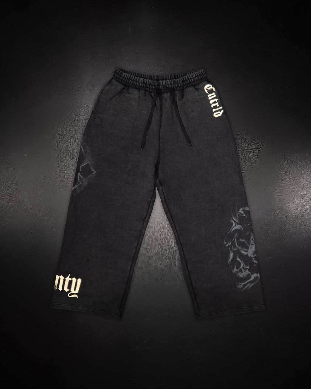 Wide Leg Sweats Black
