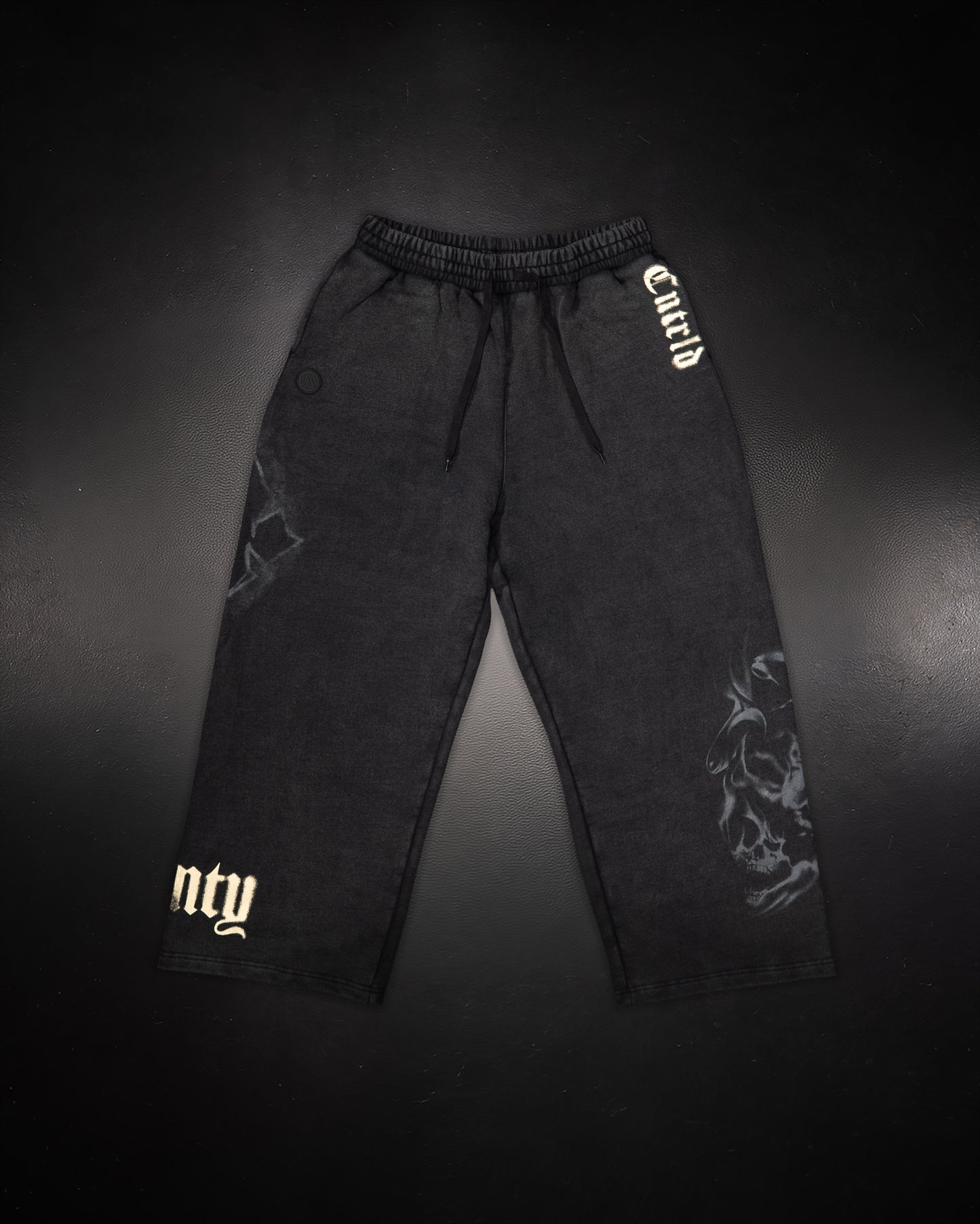 Wide Leg Sweats Black