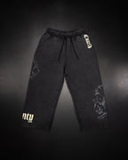 Wide Leg Sweats - Black