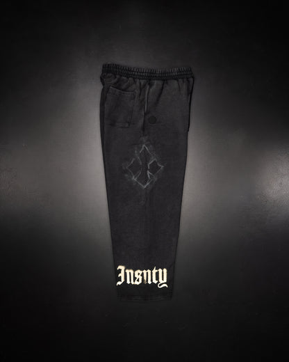 Wide Leg Sweats Black