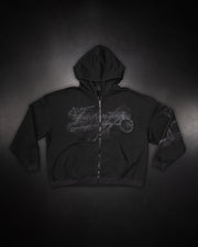 Smoke Zip Up Hoodie