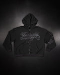 Smoke Zip Up Hoodie - Smoke