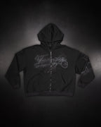 Smoke Zip Up Hoodie - Smoke