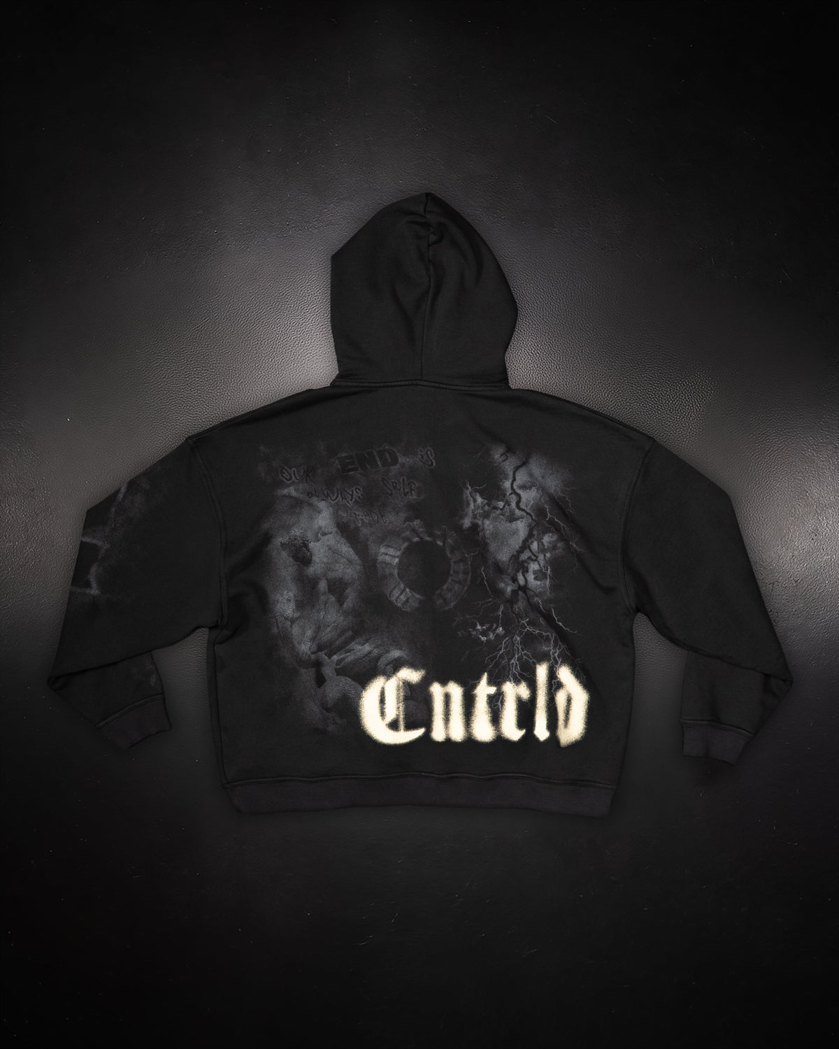 Smoke Zip Up Hoodie - Smoke