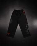 Blood Red Wide Leg Sweats