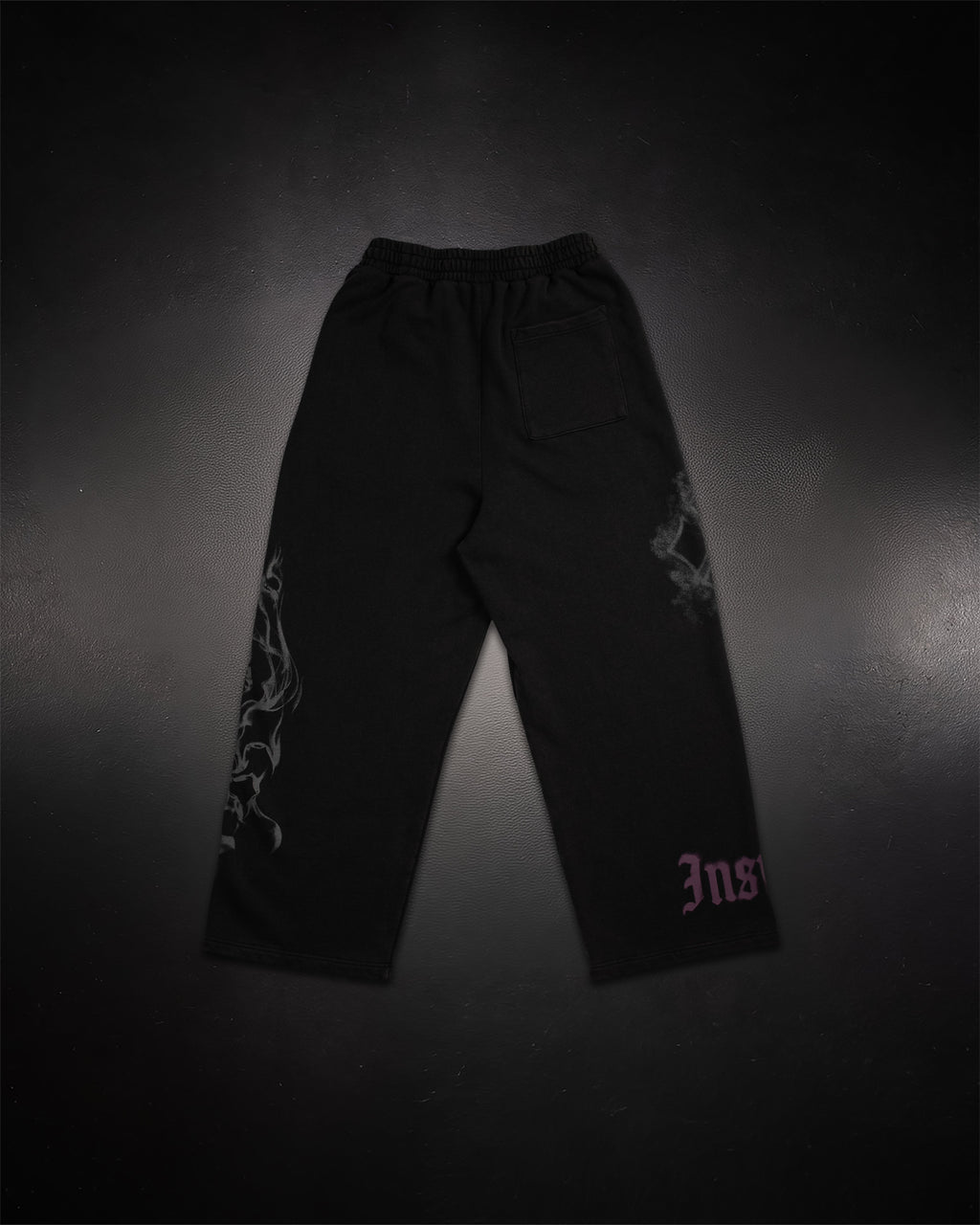 Wide Leg Sweats - Paranorman Purple