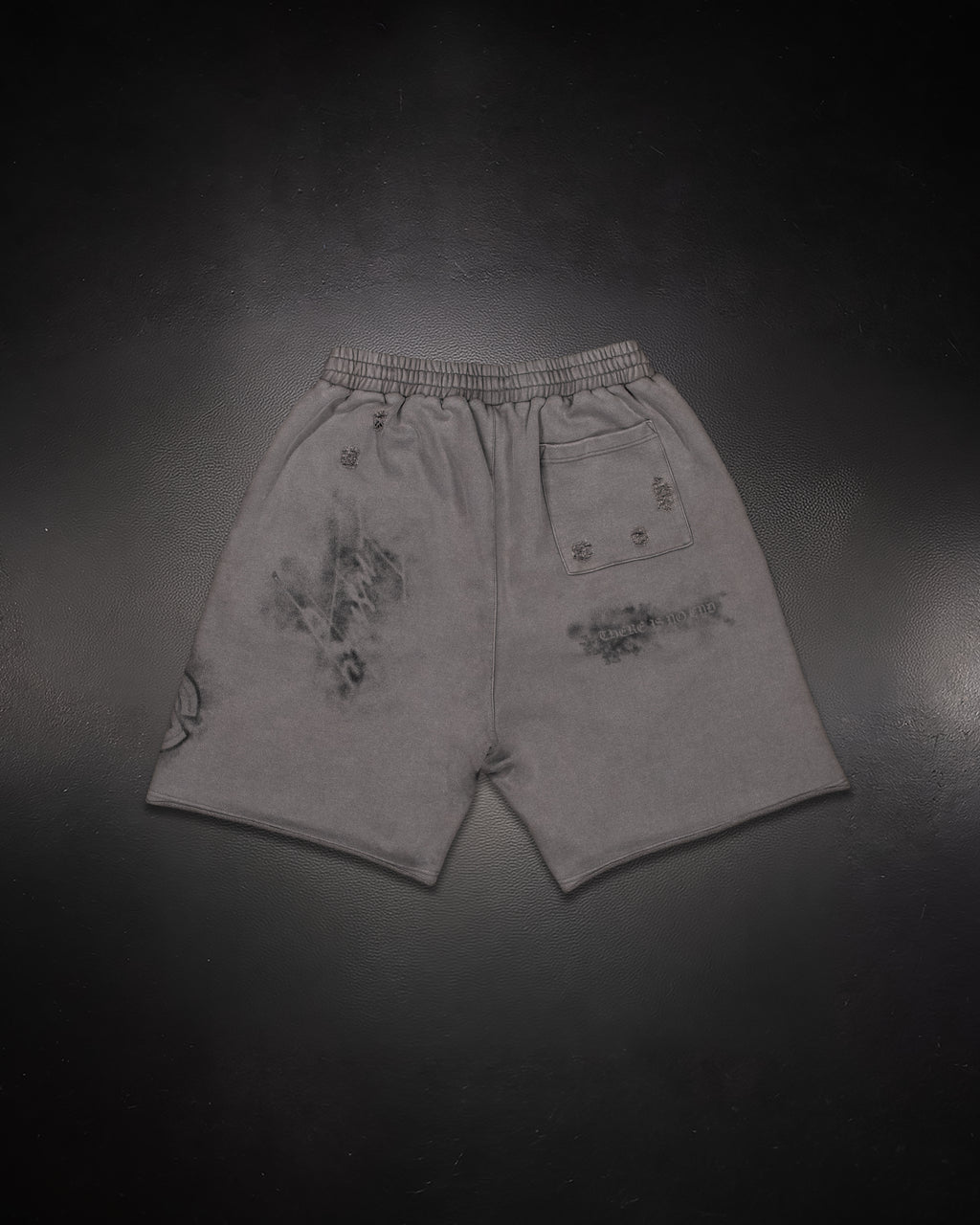 Grey Smoke Sweatshorts