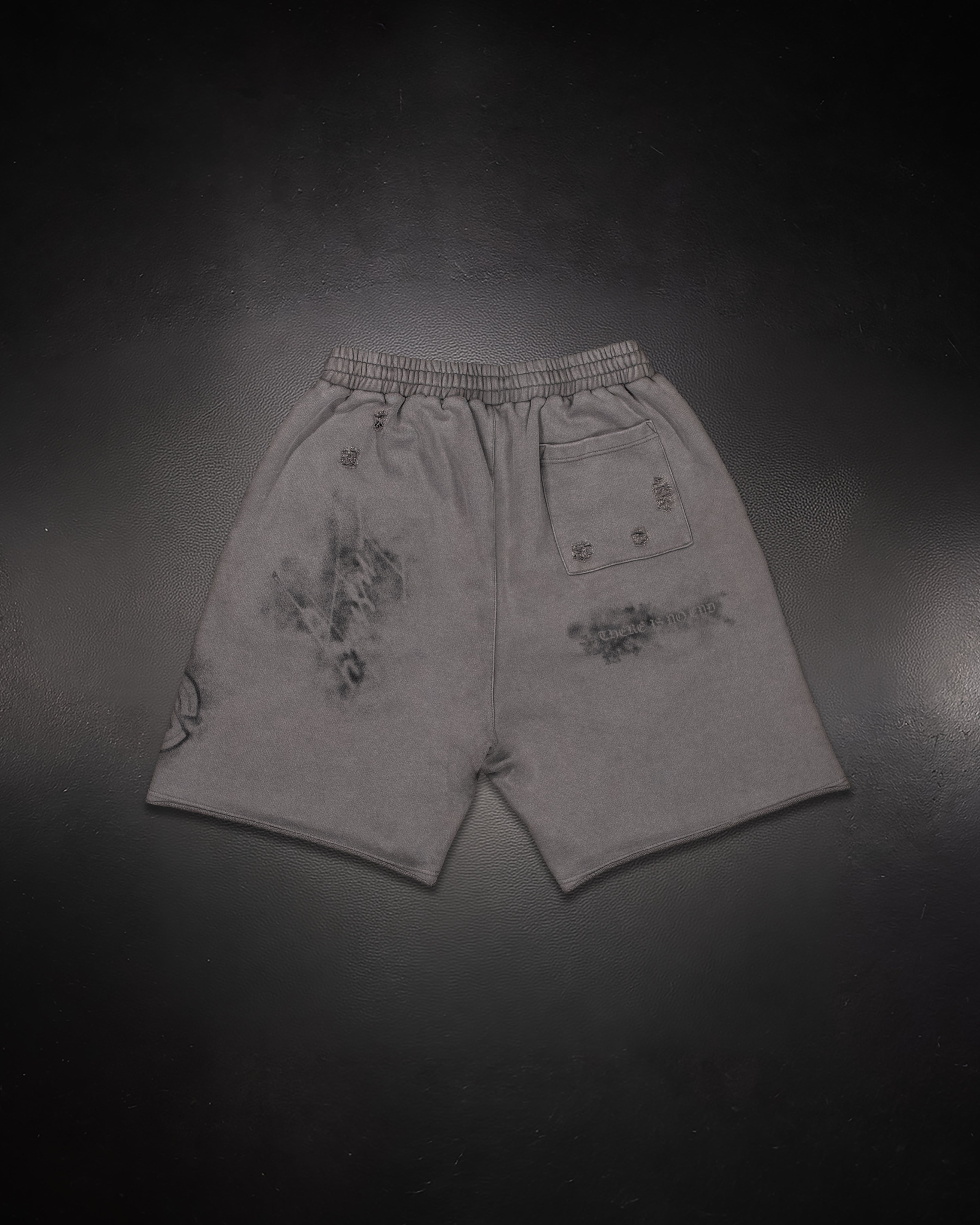 Grey Smoke Sweatshorts