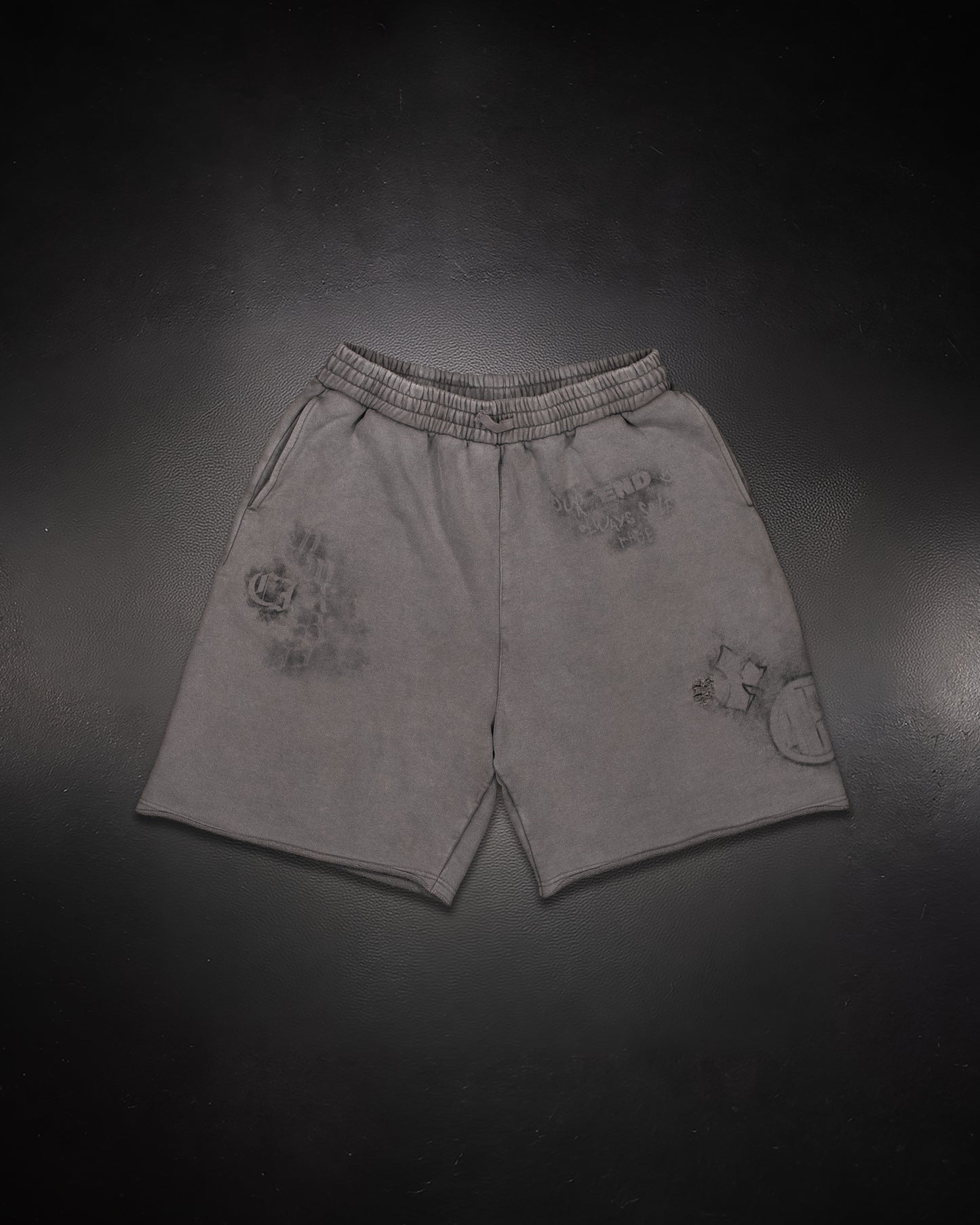 Grey Smoke Sweatshorts