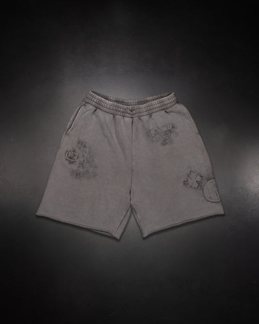 Grey Smoke Sweatshorts