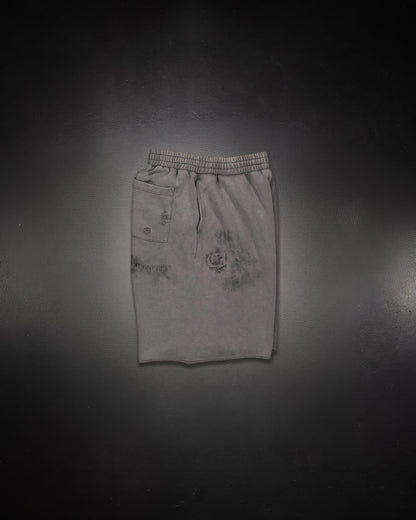 Grey Smoke Sweatshorts