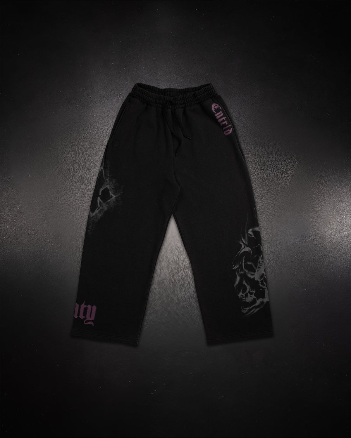 Wide Leg Sweats - Paranorman Purple