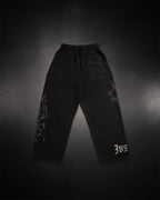Wide Leg Sweats - Glossy Gray