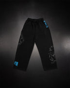 Paranorman Wide Leg Sweats - Butterfly Blue