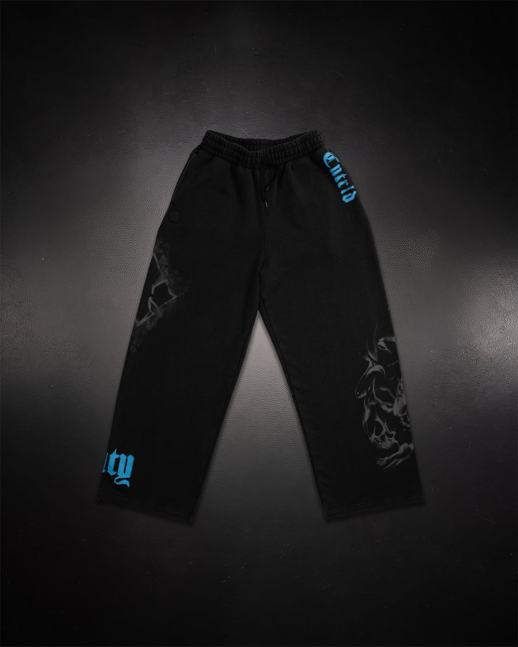 Wide Leg Sweats - Butterfly Blue