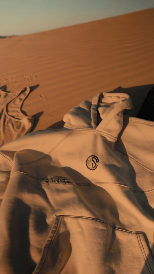 Beige Tactical Scorpion Hoodie