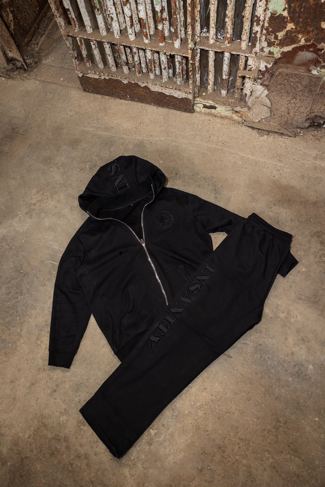 Blackout Shadow Zip Up Hoodie