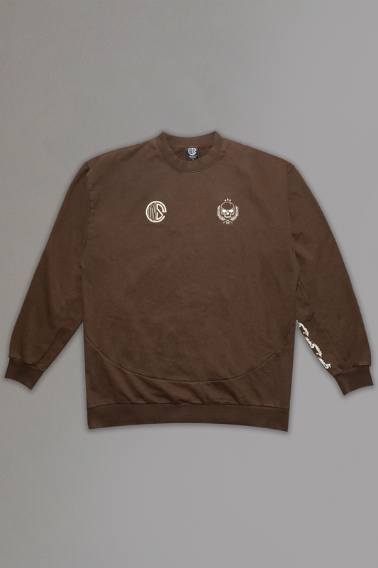 Brown Forged in Failure Crewneck