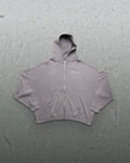 Signature Waffleknit Zip-Up - Grey