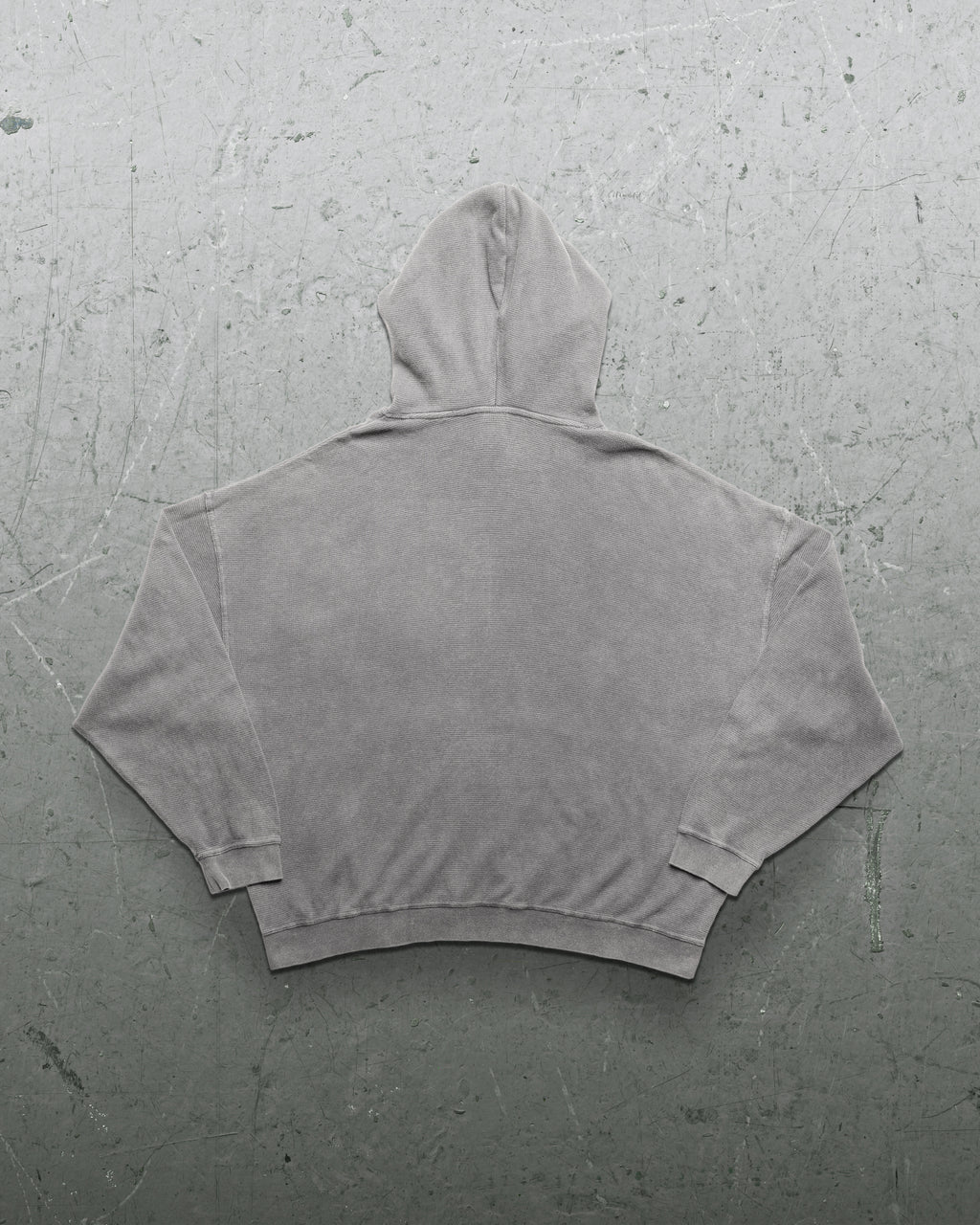 Signature Waffleknit Zip-Up - Grey