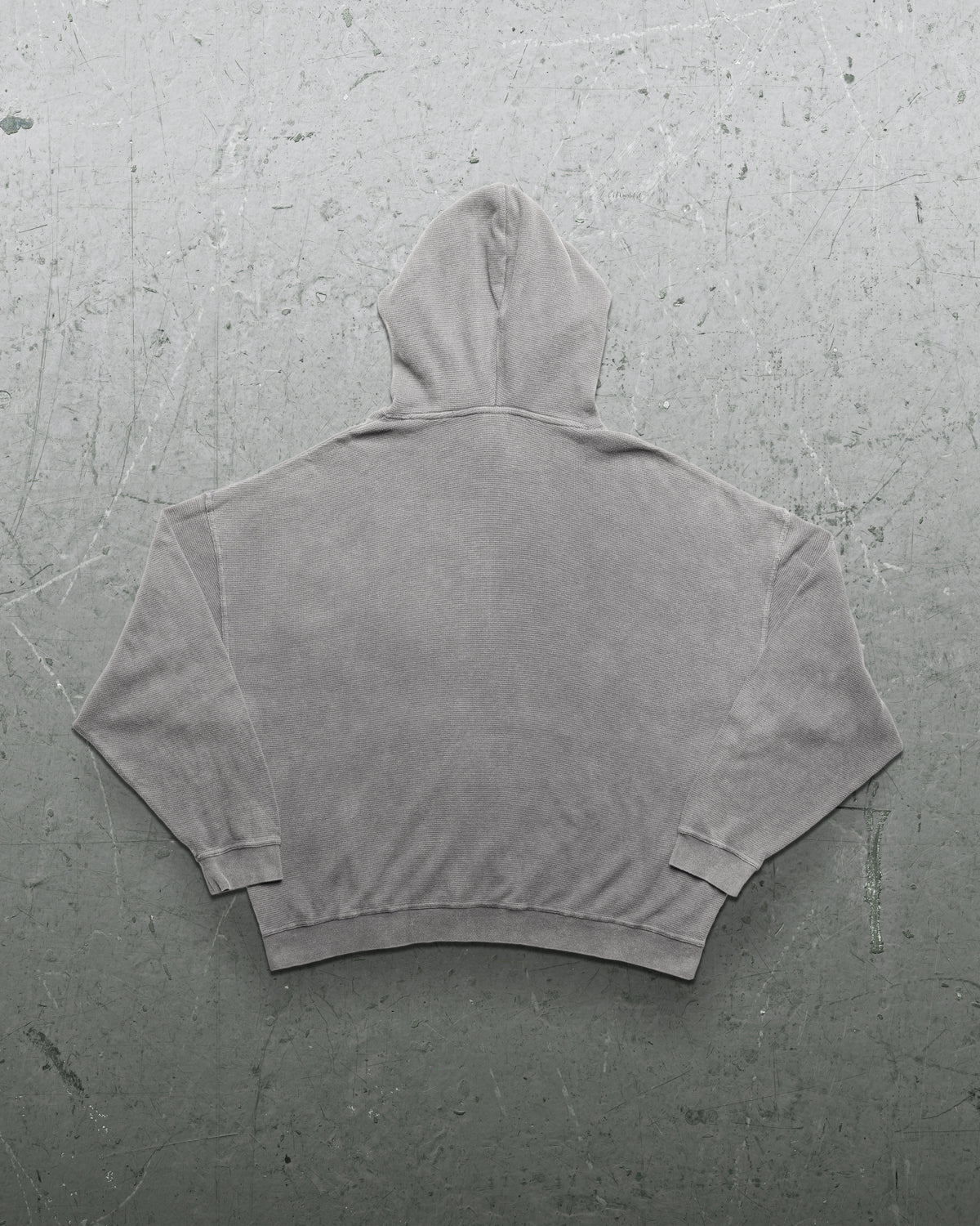 Signature Waffleknit Zip-Up - Grey