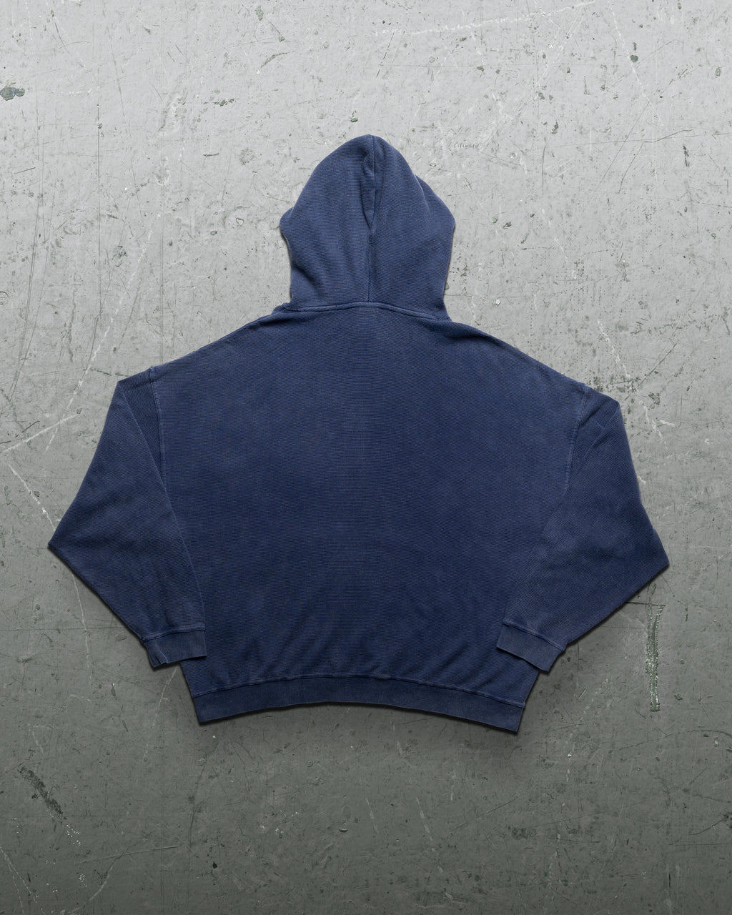 Signature Waffleknit Zip-Up - Navy
