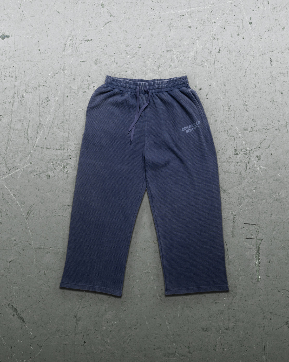 Signature Waffleknit Sweatpants - Navy