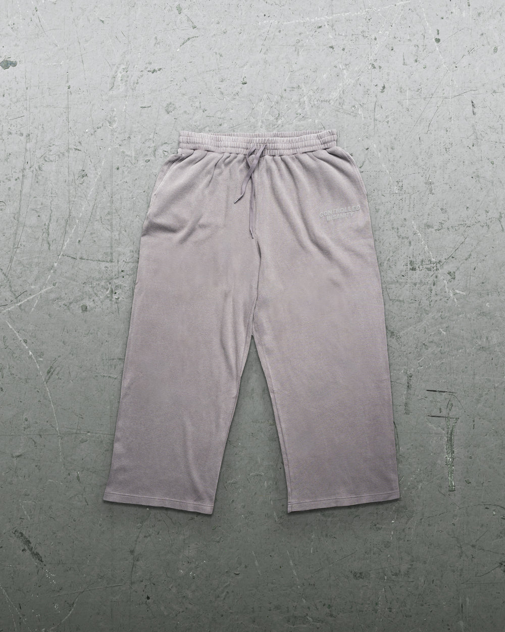 Signature Waffleknit Sweatpants - Grey