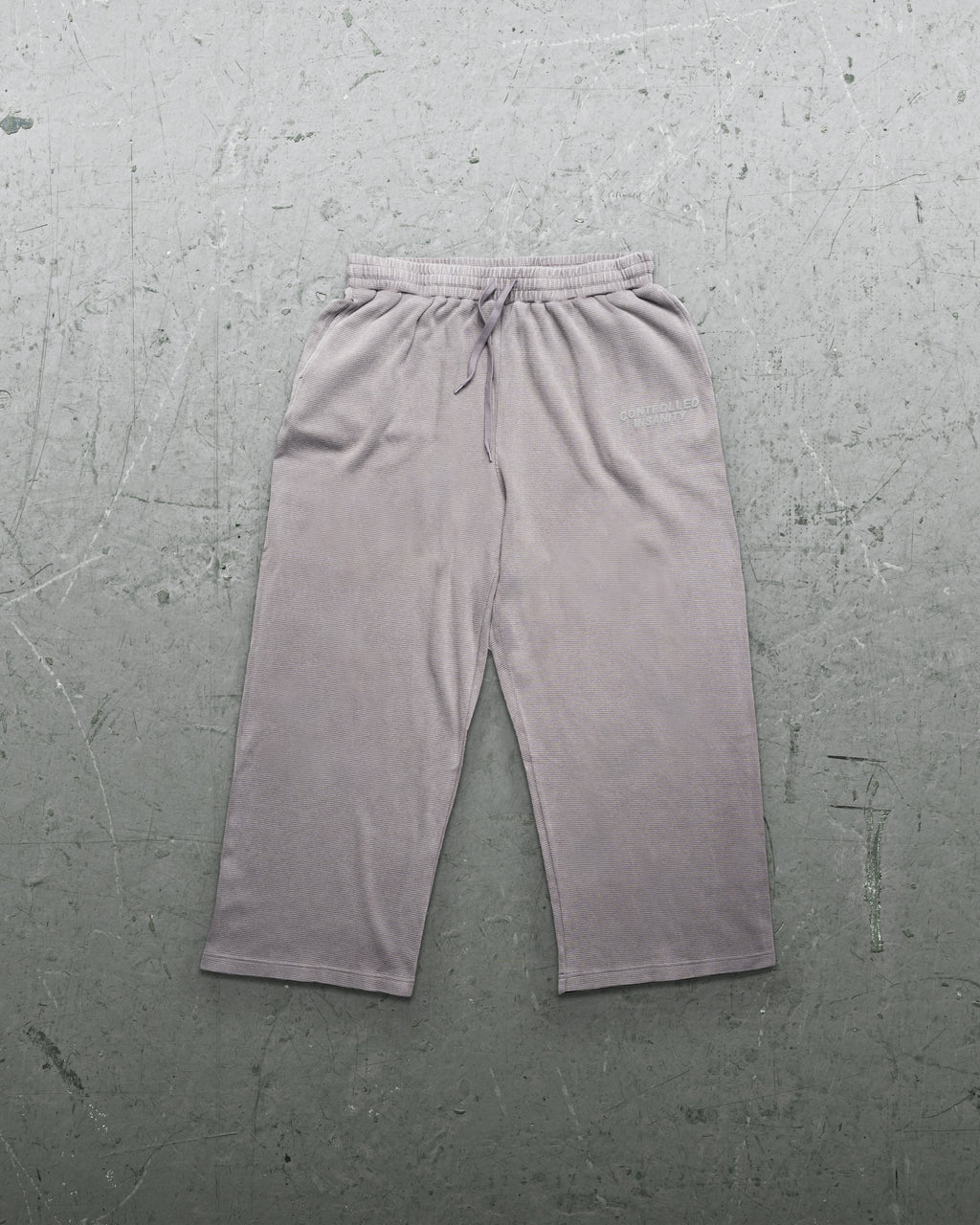 Signature Waffleknit Sweatpants - Grey