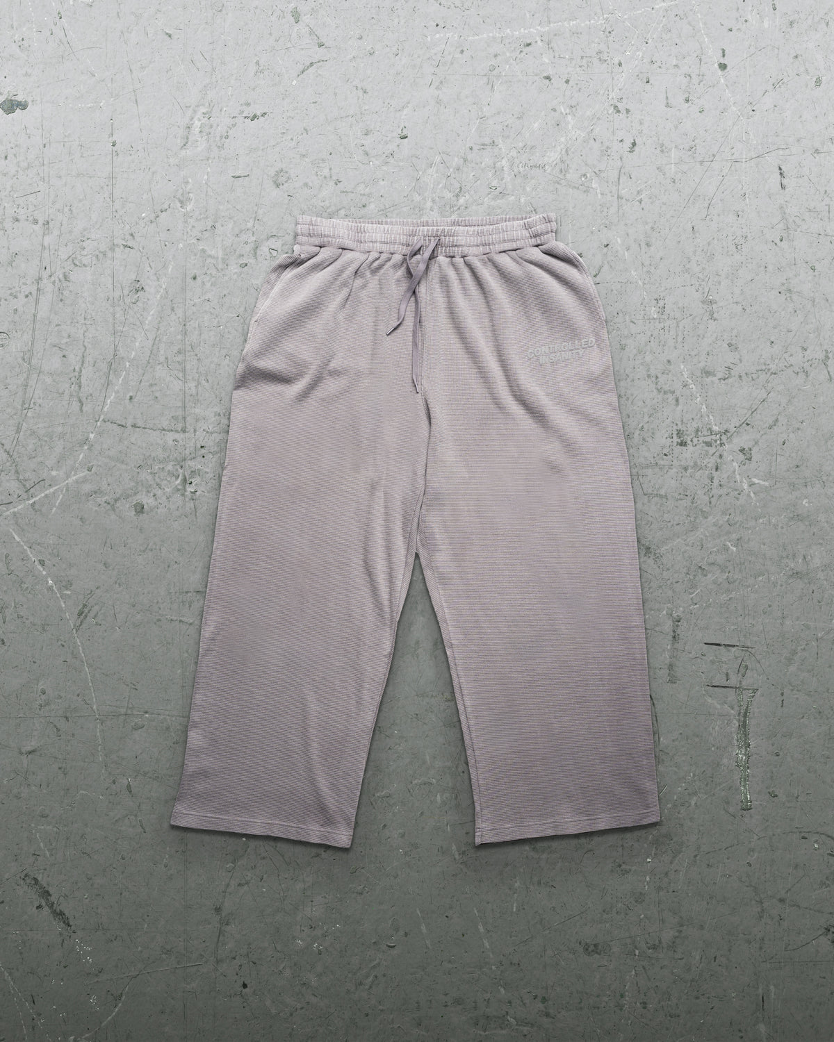 Signature Waffleknit Sweatpants - Grey