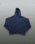 Signature Waffleknit Zip-Up - Navy