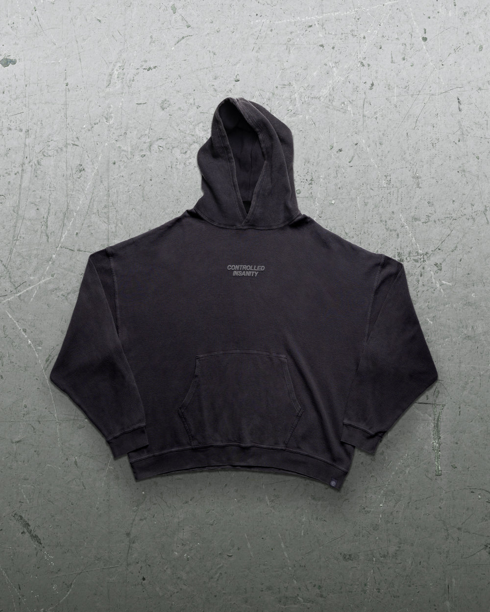 Signature Waffleknit Pullover - Black