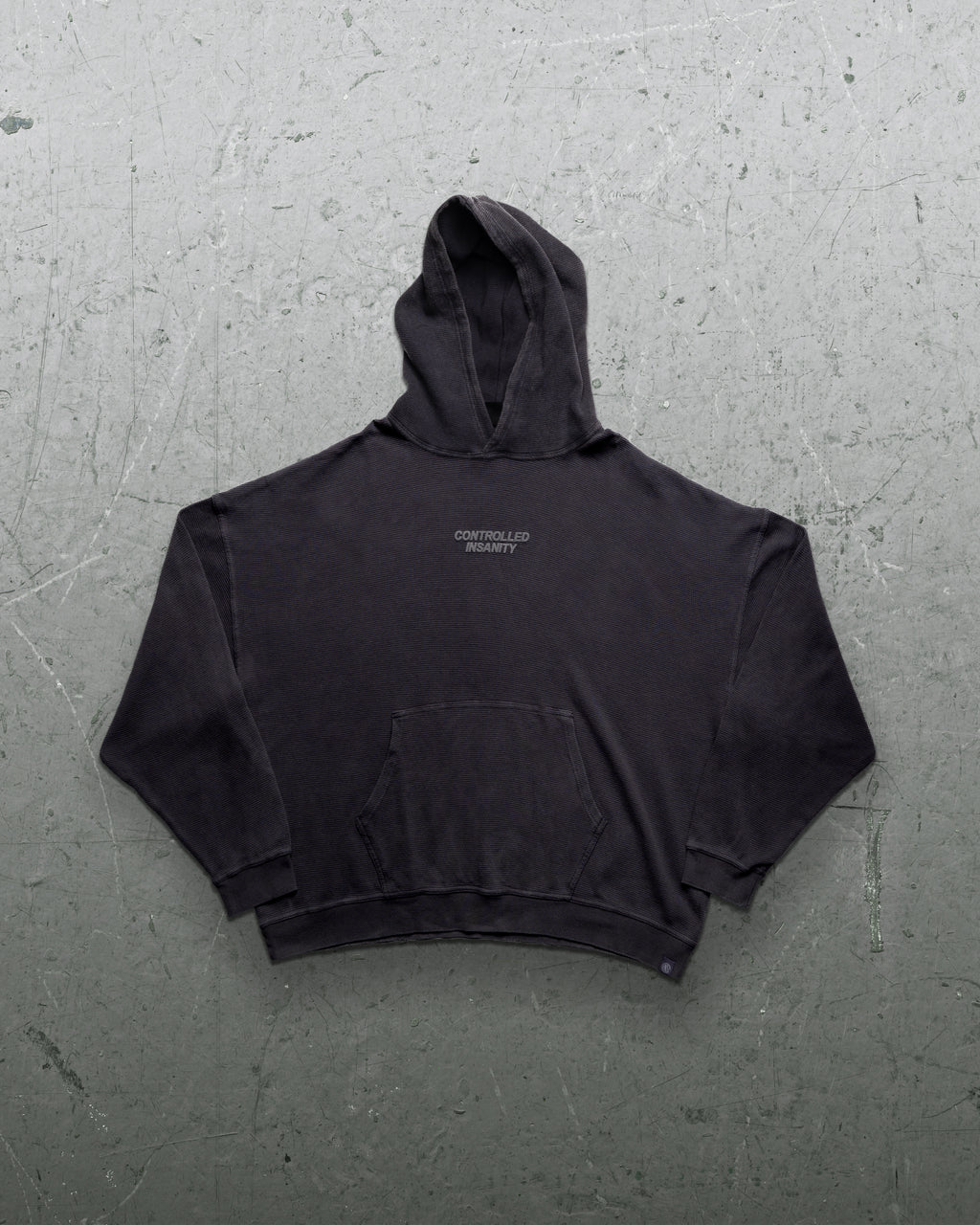 Signature Waffleknit Pullover - Black