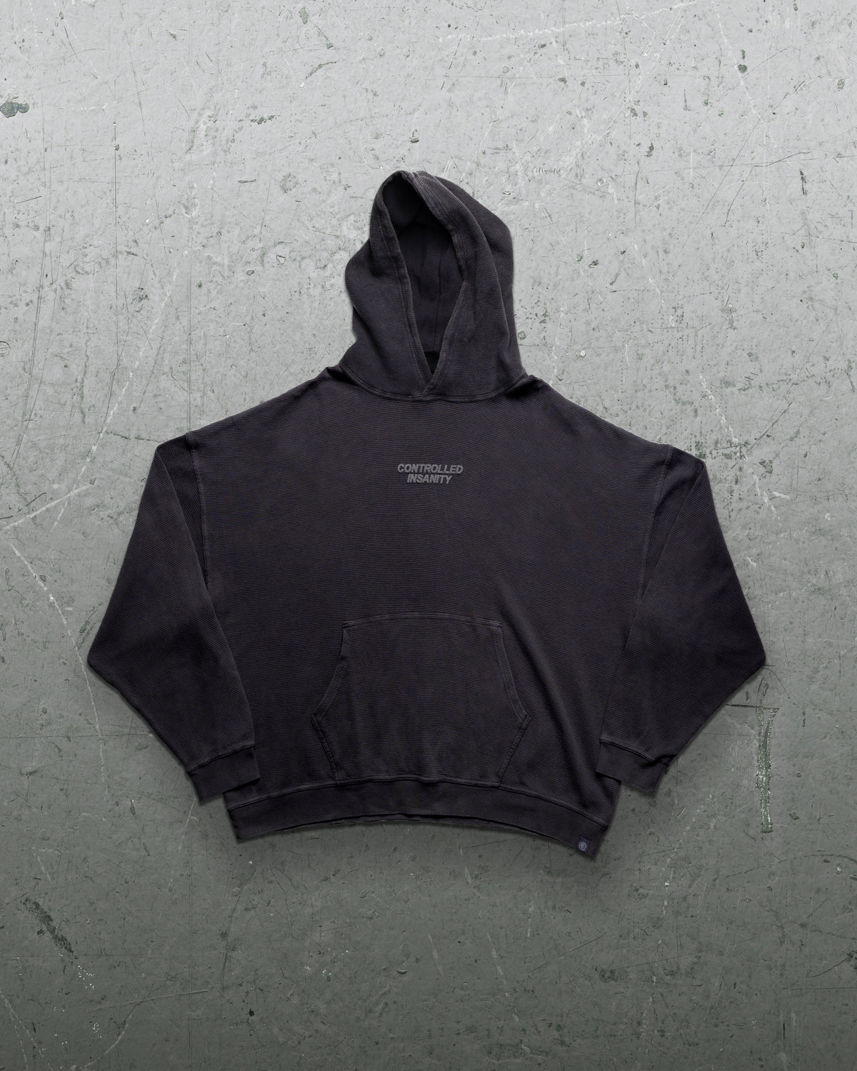 Signature Waffleknit Pullover - Black