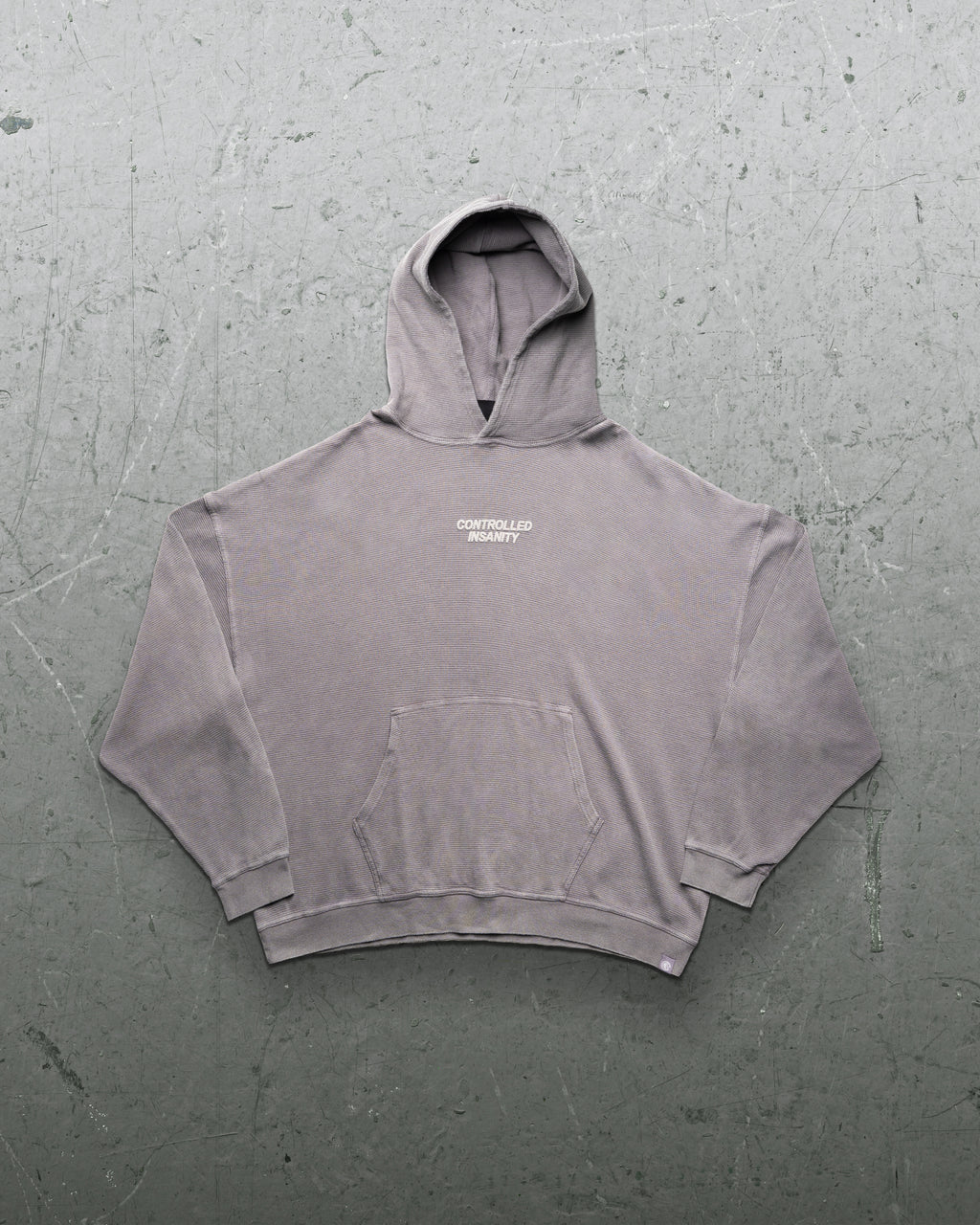 Signature Waffleknit Pullover - Grey