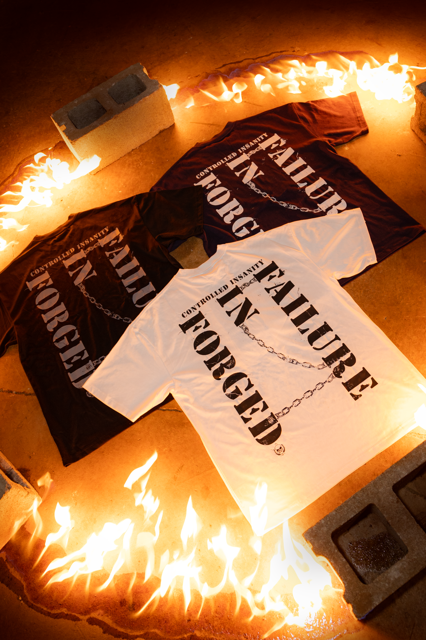 Black FiF Chained Tee